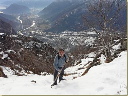 vista verso il Montorfano e la piana Ossolana