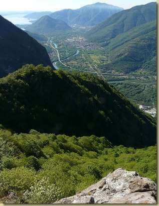la dorsale che sale dal Sasso Grande