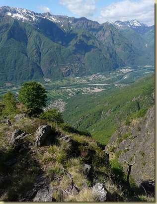 panorama verso la piana Ossolana