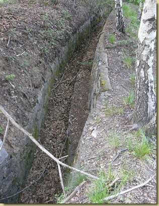 trincea  della Linea Cadorna