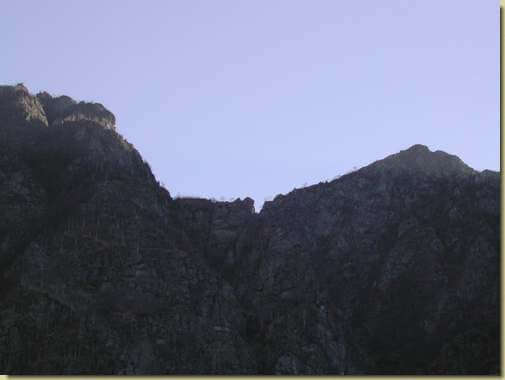 la "porta" (dalla Val Cornera)