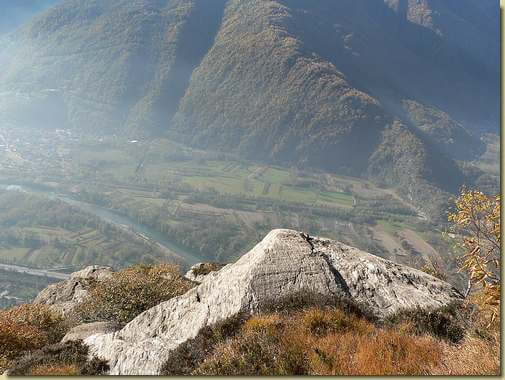 vista sulla piana Ossolana - da Curt Sgiuana