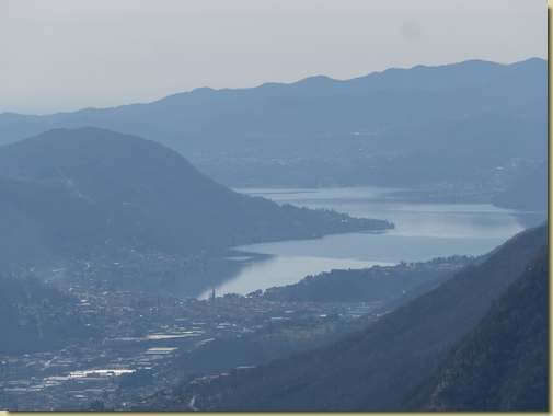 vista verso Omegna e il Lago d'Orta...