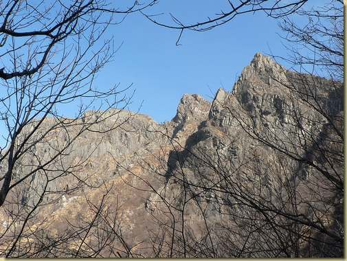 vista verso la cresta