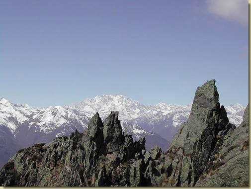 vista sul Monte Rosa